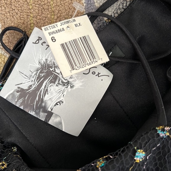 VINTAGE BETSEY JOHNSON BNWT NEW TULLE LACE PROM BARBIE MIDI DRESS XS S 0 2 4 - Picture 5 of 15